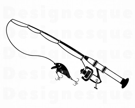 Download Fishing Rod 8 Svg Fishing Rod Svg Fishing Svg Fishing Etsy