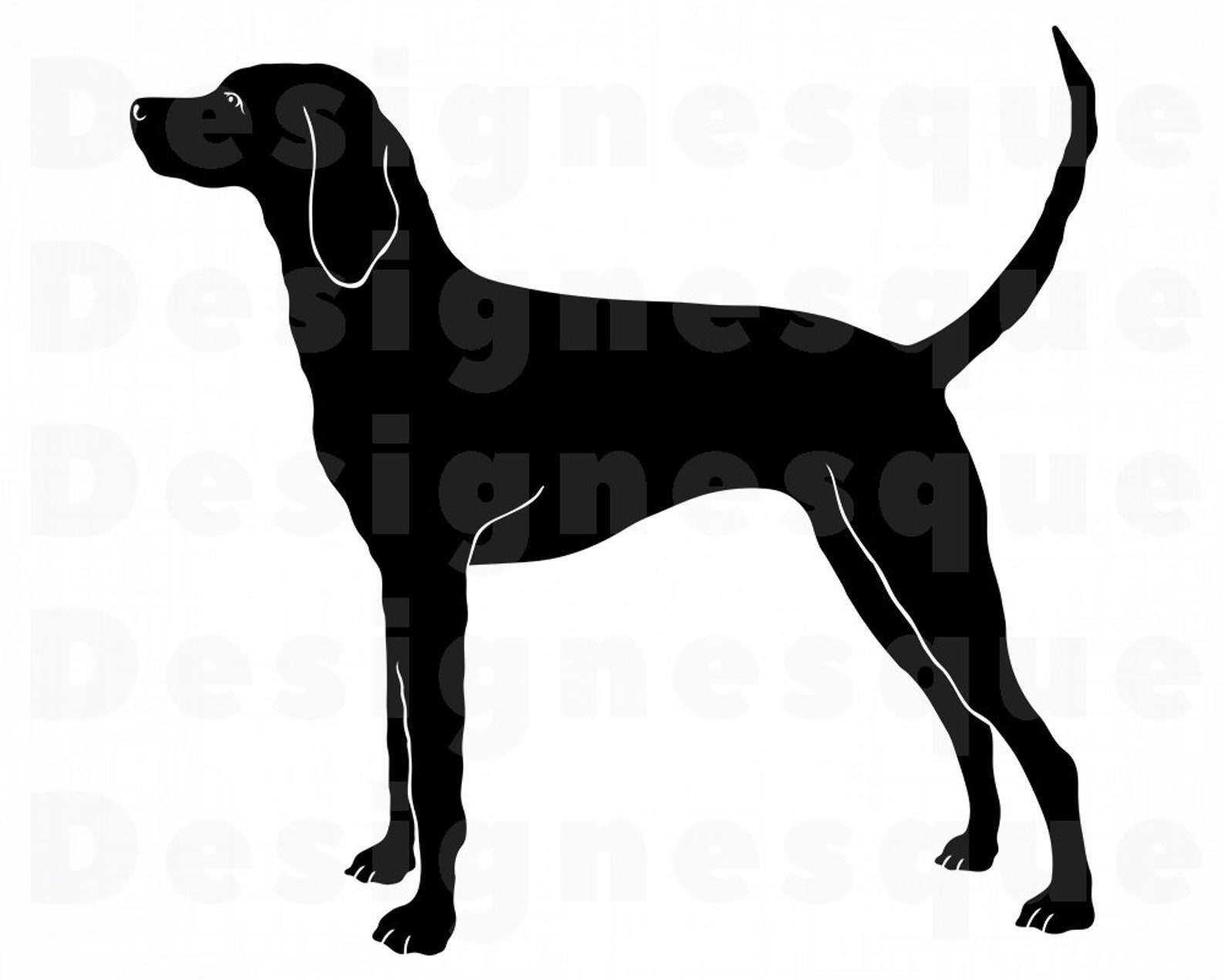 Redbone Coonhound SVG Dog Svg Redbone Coonhound Clipart | Etsy