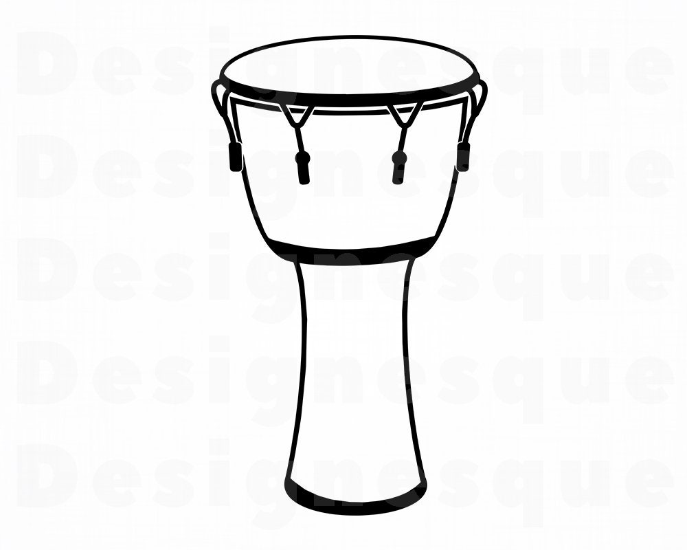 Djembe SVG Djembe Clipart Djembe Files for Cricut Djembe Etsy