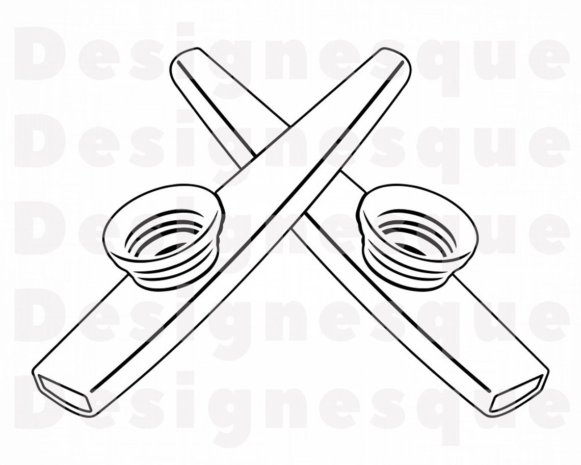 Kazoo Logo Outline SVG Kazoo Svg Kazoo Clipart Kazoo Files Etsy