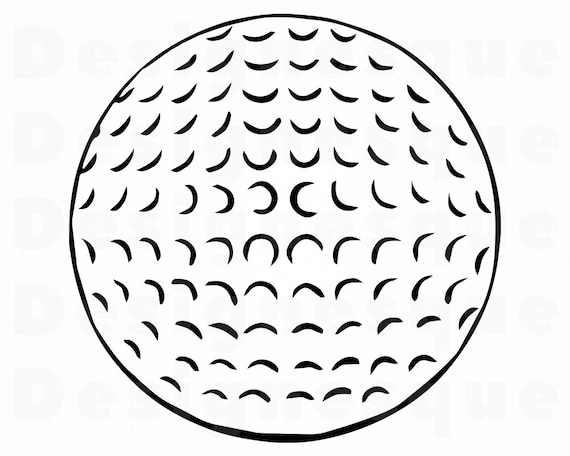 Download Golf Ball SVG Golf Svg Golf Ball Clipart Golf Ball Files | Etsy
