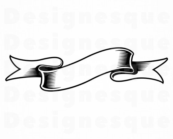 Download Banner Outline SVG 5 Banner Svg Ribbon Svg Label Svg | Etsy