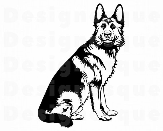 Download German Shepherd SVG Dog Svg German Shepherd Clipart German ...