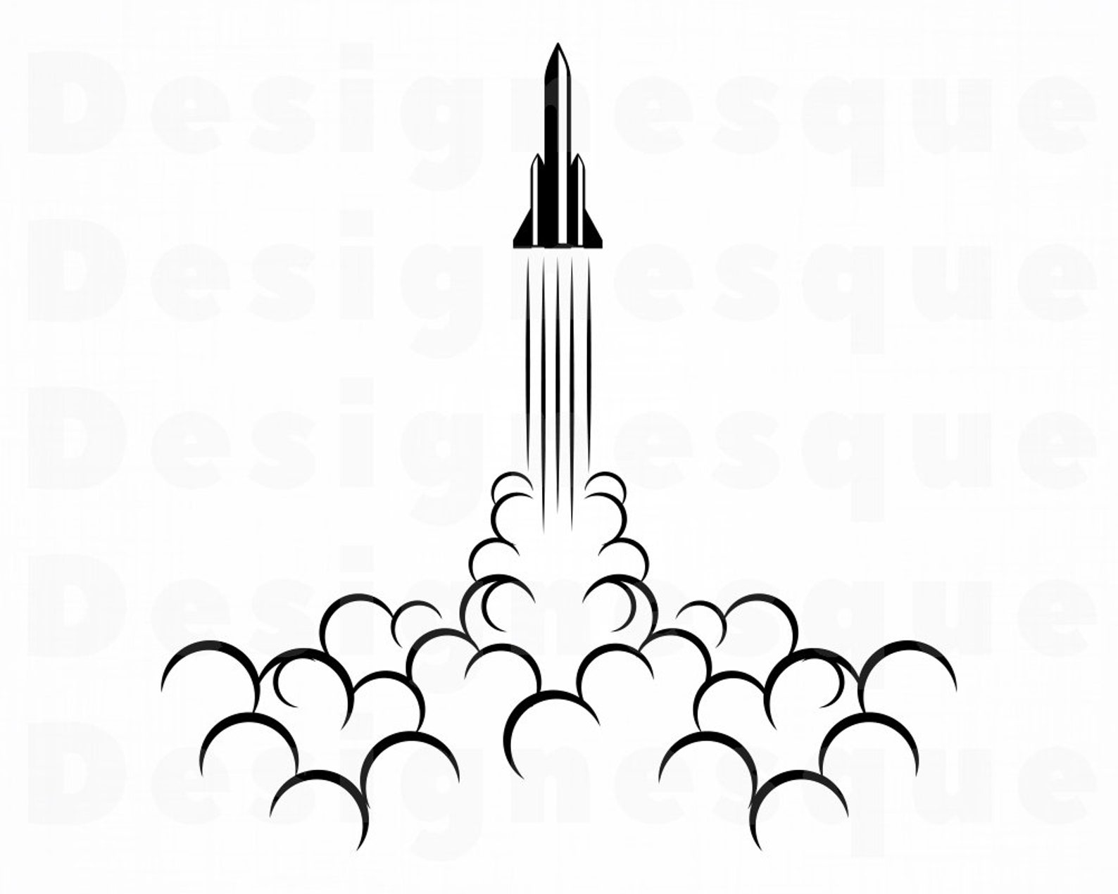 Rocket Launch 3 SVG Rocket Svg Rocketship Svg Space Ship | Etsy