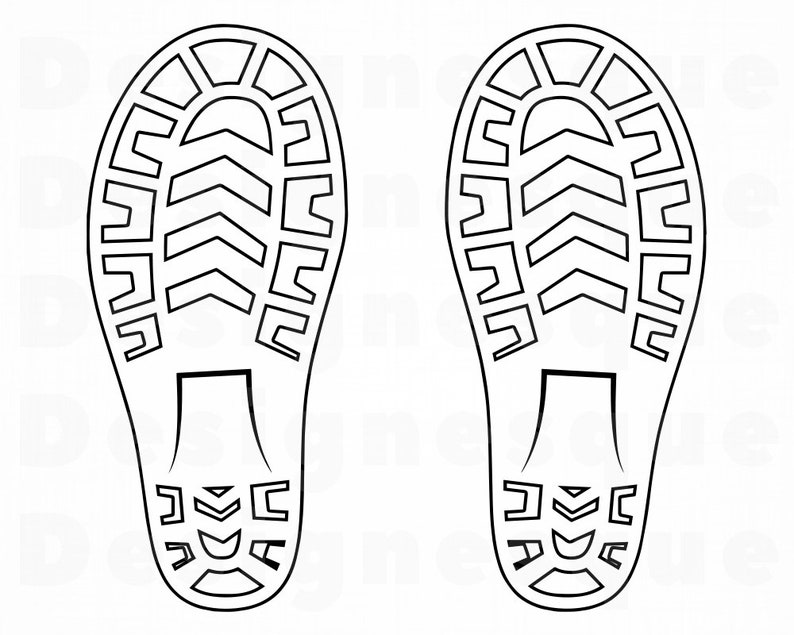 want to print a shoe print to scale