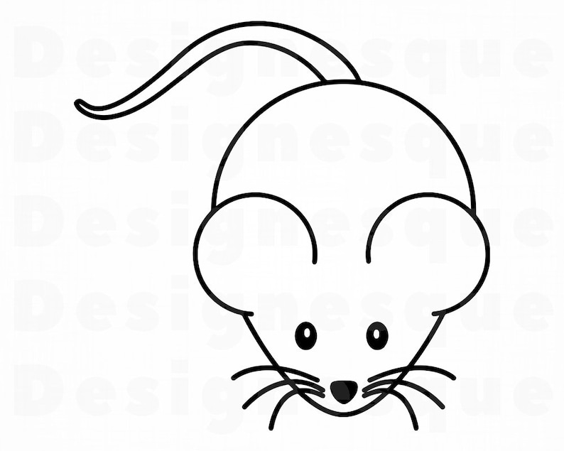 Maus SVG Mäuse SVG Maus Clipart Maus-Dateien für die | Etsy