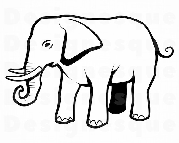 Free Free 263 Elephant Line Drawing Svg SVG PNG EPS DXF File