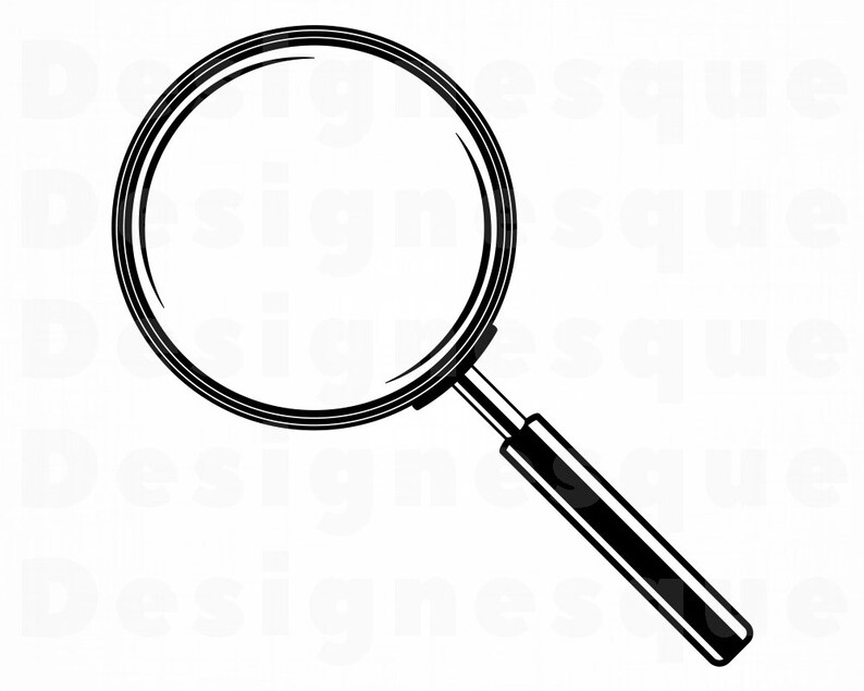 Magnifying Glass SVG Magnifying Glass Clipart Magnifying | Etsy