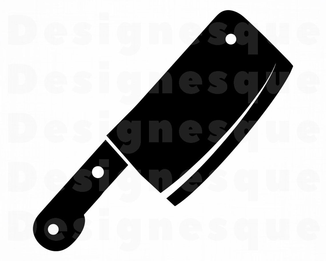 Cleaver SVG Butcher Knife Svg Cleaver Clipart Cleaver Files Etsy