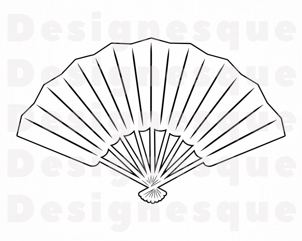 Free Printable Hand Fan Templates Printable Templates
