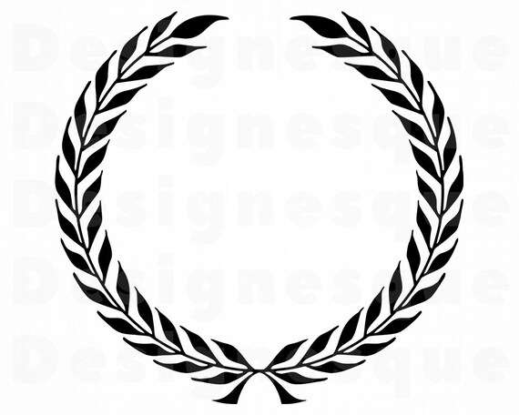 Download Laurel 6 Svg Laurel Svg Laurel Clipart Laurel Files For Etsy