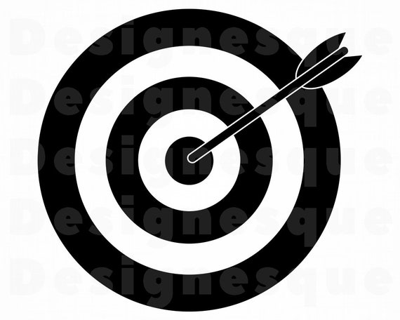 Download Arrow And Target 2 Svg Arrow And Target Clipart Arrow And Etsy