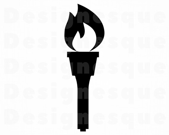 Torch 2 Svg Torch Svg Torch Clipart Torch Files For Etsy