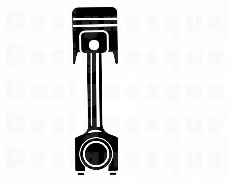 Piston SVG 2 Mechanic Svg Piston Clipart Piston Files for Etsy