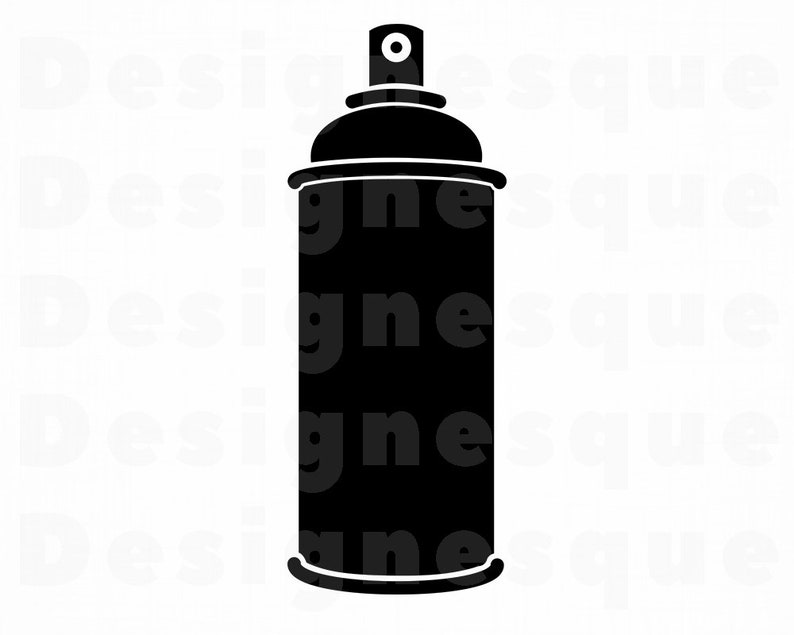 Spray Can SVG Hairspray Can SVG Spay Paint Svg Clipart Etsy