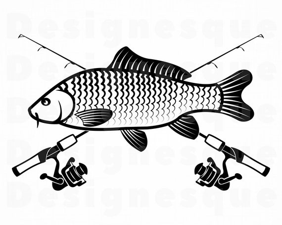 Download Carp Fishing Svg Fishing Logo Svg Fish Svg Fishing Clipart Etsy