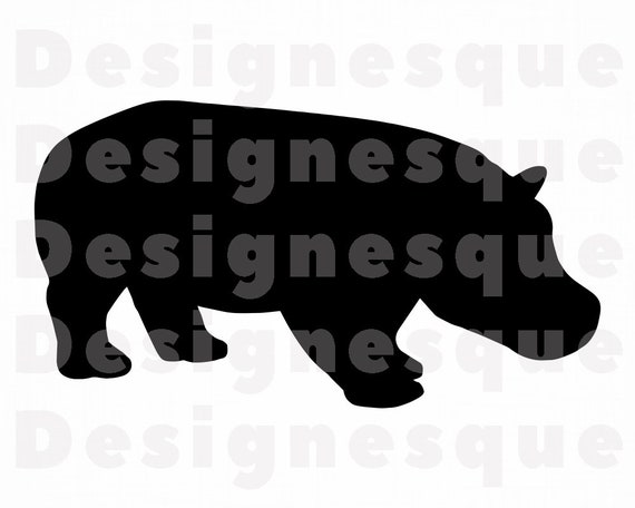 Download Hippo Silhouette Svg Hippo Svg Hippopotamus Svg Hippo Clipart Hippo Files For Cricut Hippo Cut Files