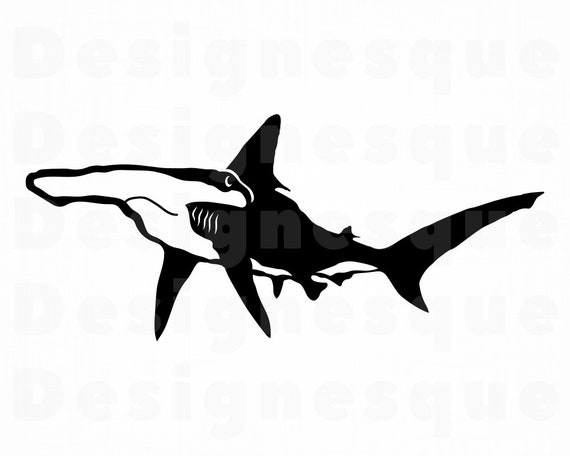Download Hammerhead Shark 2 Svg Hammerhead Shark Svg Hammerhead Etsy