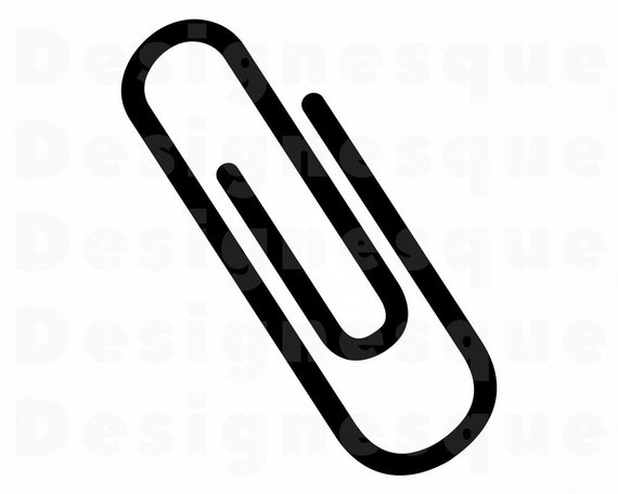 Pince A Papier Svg 3 Bureau Svg Clipart Trombone Trombone Etsy