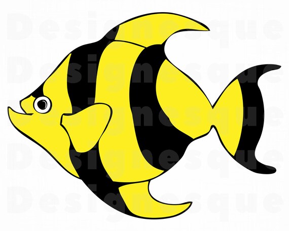 Download Tropical Fish Svg Aquarium Fish Svg Coral Fish Svg Tropical Etsy