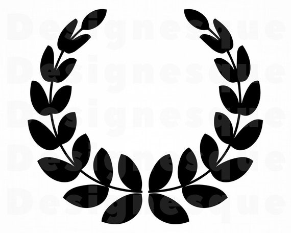 Download Laurel 5 Svg Laurel Clipart Laurel Files For Cricut Laurel Etsy