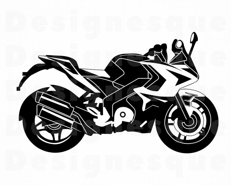 Dxf Cut Files For Silhouette Motor Bike Svg Motorcycle Files For Cricut 