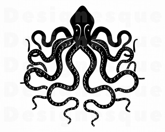 Download Octopus 2 SVG Octopus Svg Squid Svg Kraken Svg Octopus | Etsy