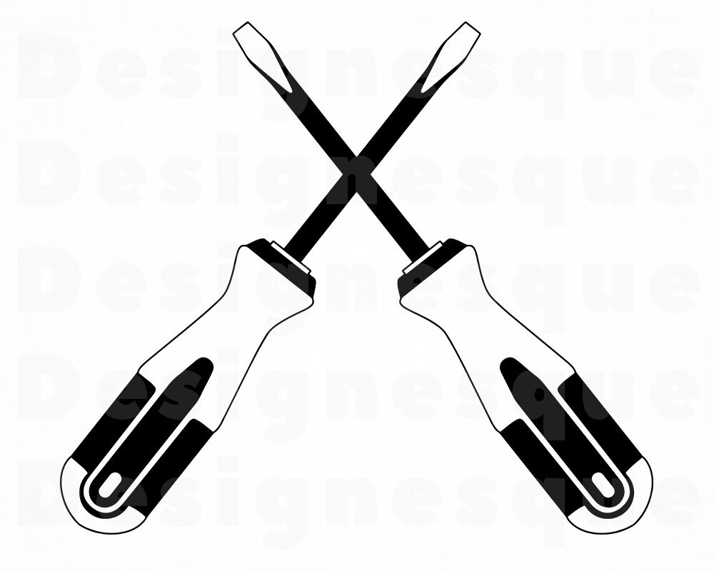 Screwdriver Logo 2 SVG Screwdriver Svg Repair Svg Mechanic Etsy