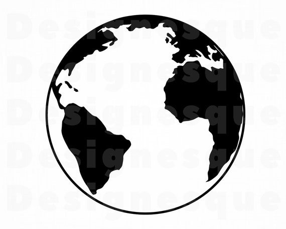 Download Globe 6 Svg Globe Svg Earth Svg Globe Clipart Globe Files Etsy