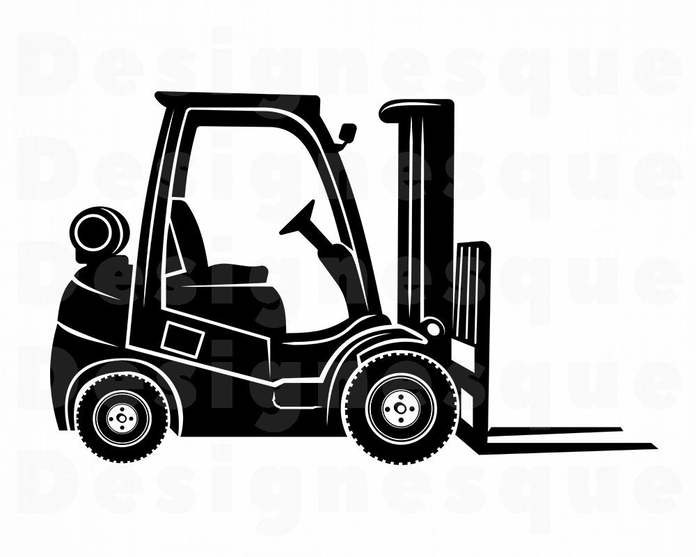 Download Forklift 3 SVG Forklift SVG Forklift Clipart Forklift | Etsy
