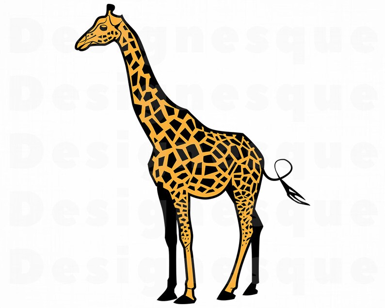 Download Giraffe SVG Giraffe Clipart Giraffe Cut Files For | Etsy