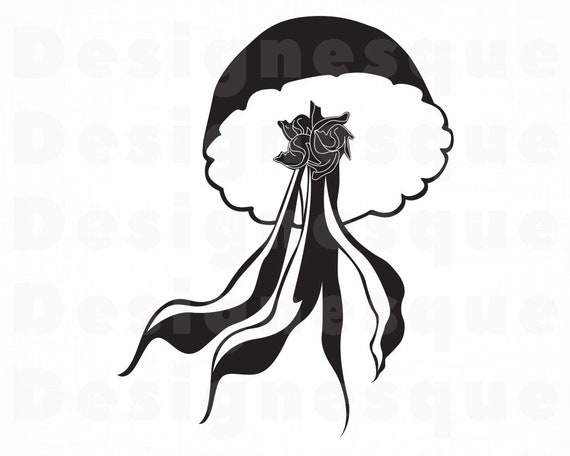 Download Jellyfish Svg Nautical Svg Jellyfish Clipart Jellyfish Etsy