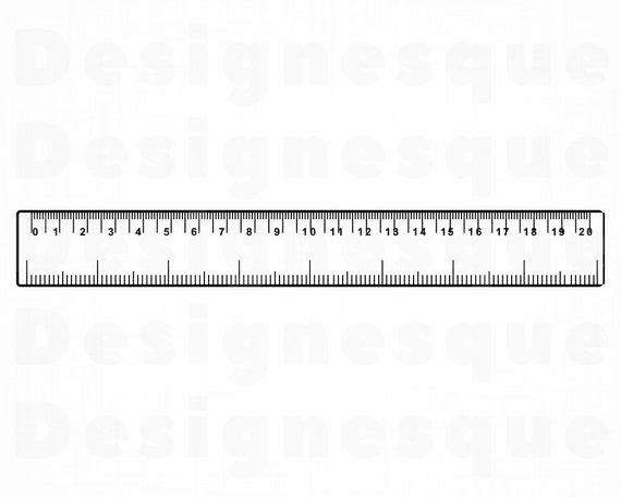 Download Ruler Outline 3 Svg Ruler Svg Math Svg Ruler Clipart Etsy