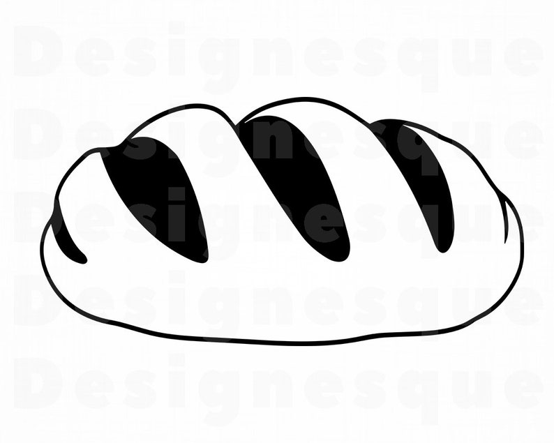 Download Bread SVG 2 Bread SVG Loaf Of Bread SVG Bread Clipart | Etsy