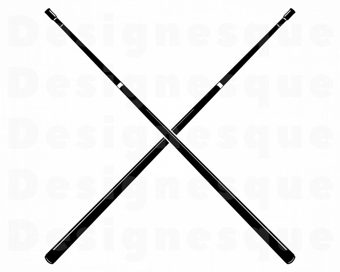 Cue Sticks Logo SVG Billiard Svg Pool Svg Cue Sticks Etsy