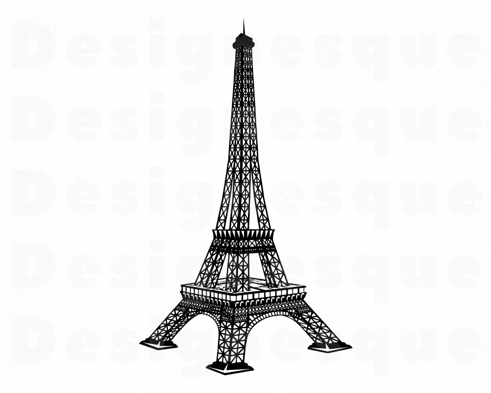 Eiffel Tower 3 SVG Eiffel Tower Svg Paris Svg Eiffel Tower | Etsy