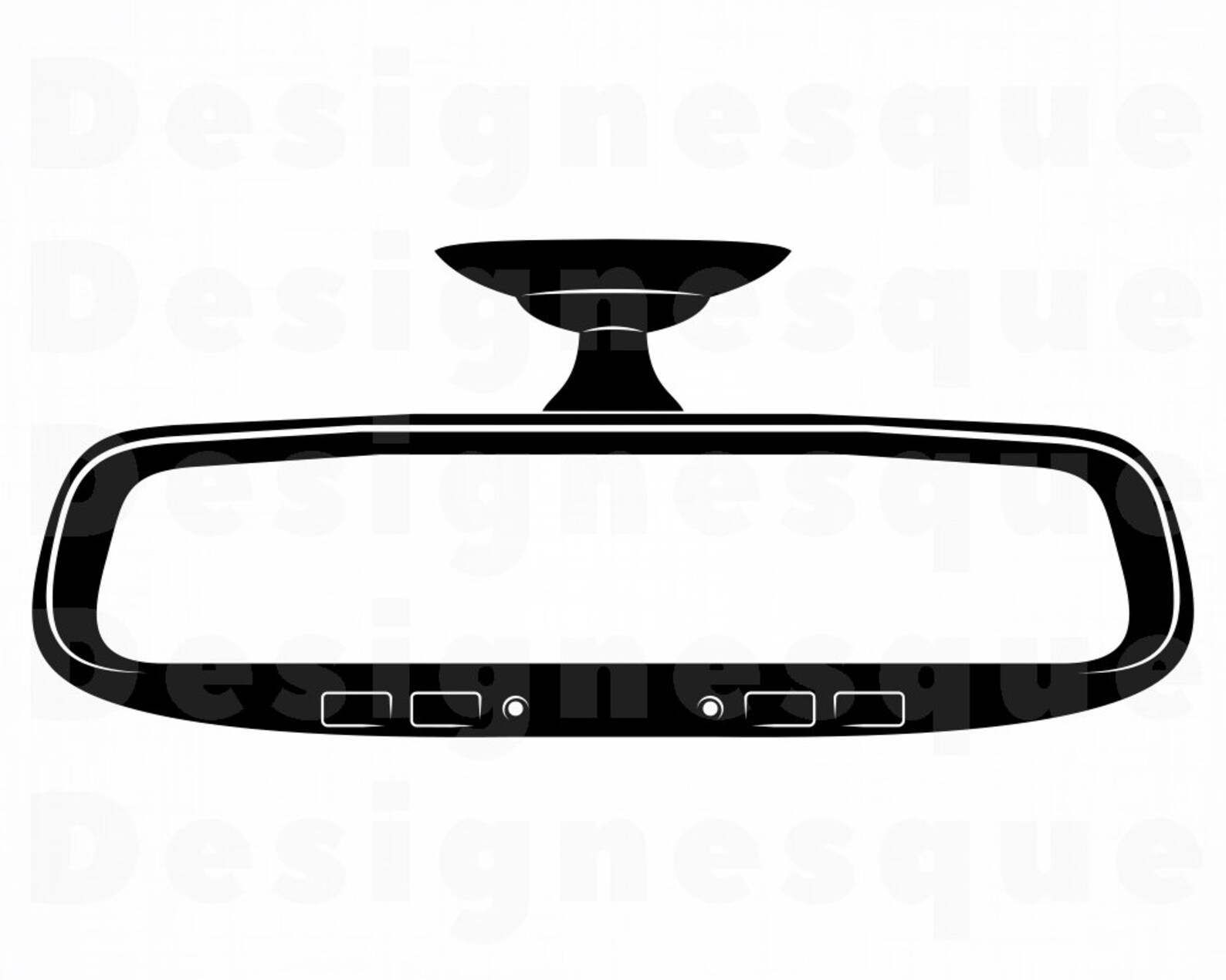Car Back Mirror SVG Car Mirror Svg Car Back Mirror Clipart Etsy