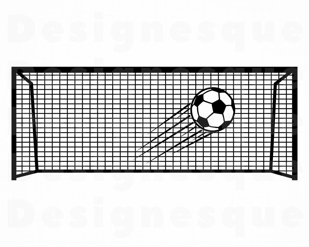 Soccer Goal SVG Goal Post Svg Soccer Svg Soccer Clipart Etsy Canada