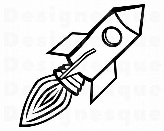 Rakete Svg Raumschiff Svg Rocketship Svg Rakete Clipart Etsy
