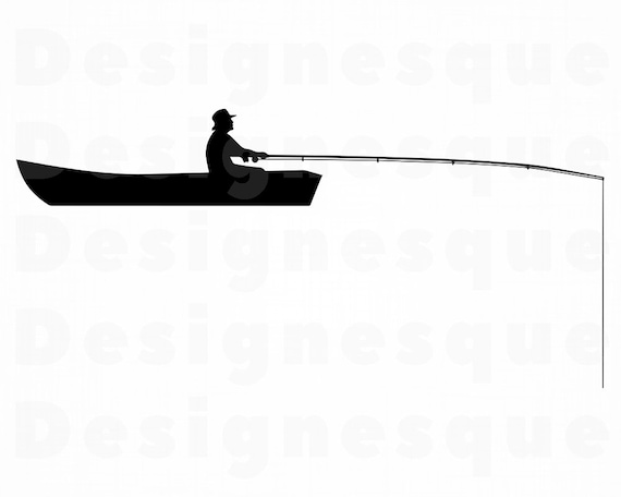 Download Fishing Man Svg Fishing Svg Fish Svg Fishing Clipart Etsy