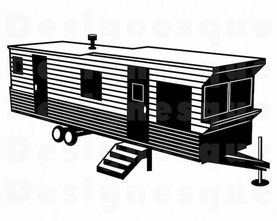 Download Mobile Home Svg Trailer Home Svg Mobile Home Clipart Mobile Etsy