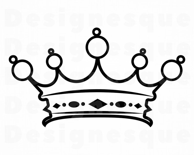 Free Free 251 Princess Crown Outline Svg SVG PNG EPS DXF File