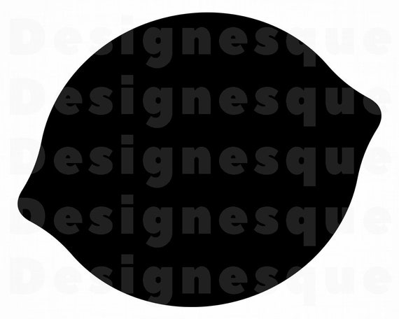 Download Lemon Silhouette Svg Lime Svg Citrus Svg Lemon Clipart Etsy