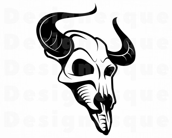 Download Steer Skull Svg Desert Skull Svg Animal Skull Svg Steer Etsy