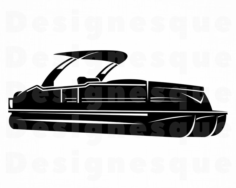 Download Pontoon Boat 9 SVG Pontoon Boat SVG Pontoon Boat Clipart ...
