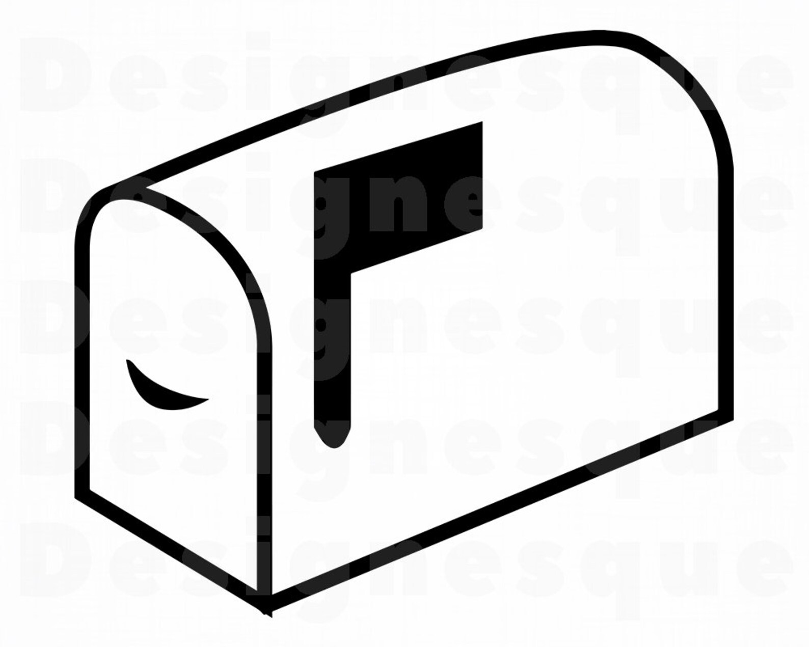 Mailbox SVG Mail SVG Mailbox Clipart Mailbox Files for Etsy