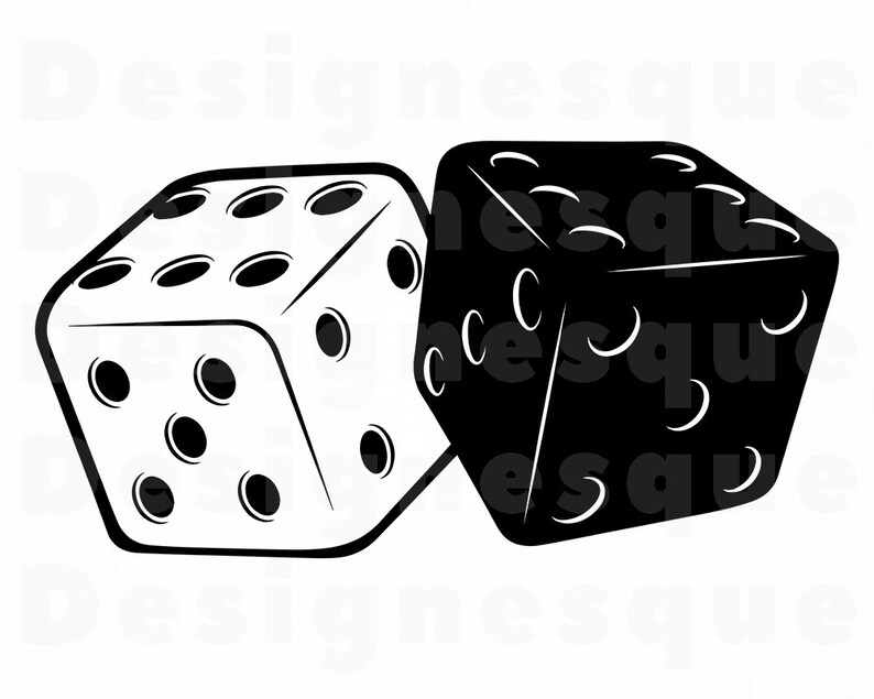 Dice 2 SVG Dice SVG Rolling Dice Svg Dice Clipart Dice Etsy