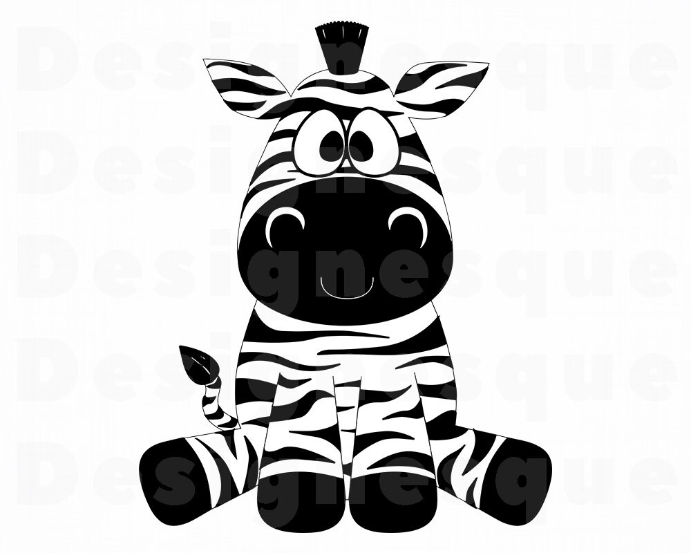 Download Cute Zebra SVG Zebra SVG Cute Zebra Clipart Cute Zebra | Etsy
