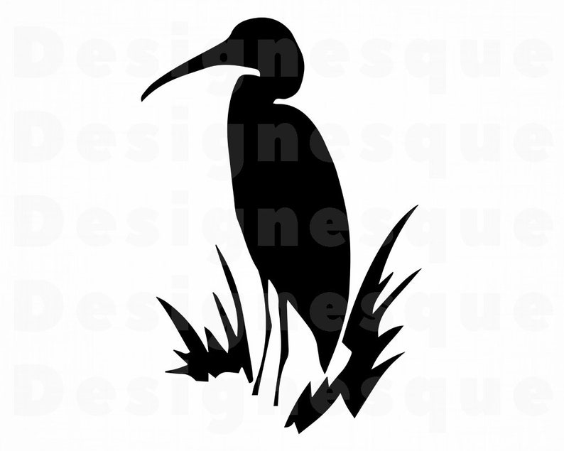 Storch Silhouette SVG Storch SVG Storch Clipart Storch | Etsy