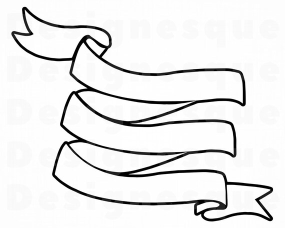 Download Banner Outline Svg 2 Banner Svg Ribbon Svg Label Svg Etsy